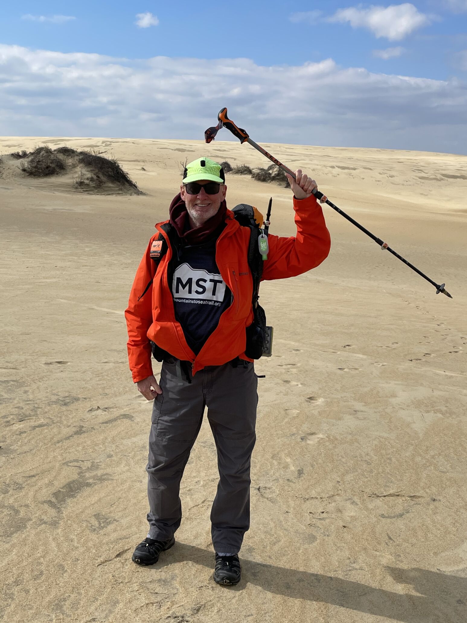 Mike “Glider” Forde finishing the MST at Jockey’s Ridge